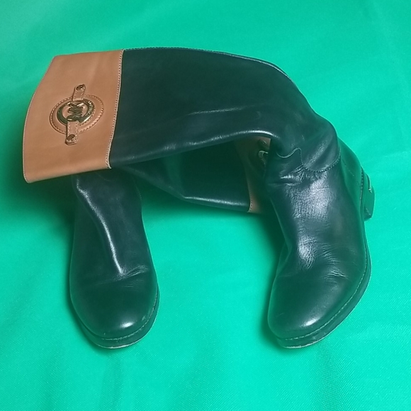 Michael Kors Leather Riding Boots - Picture 3 of 8